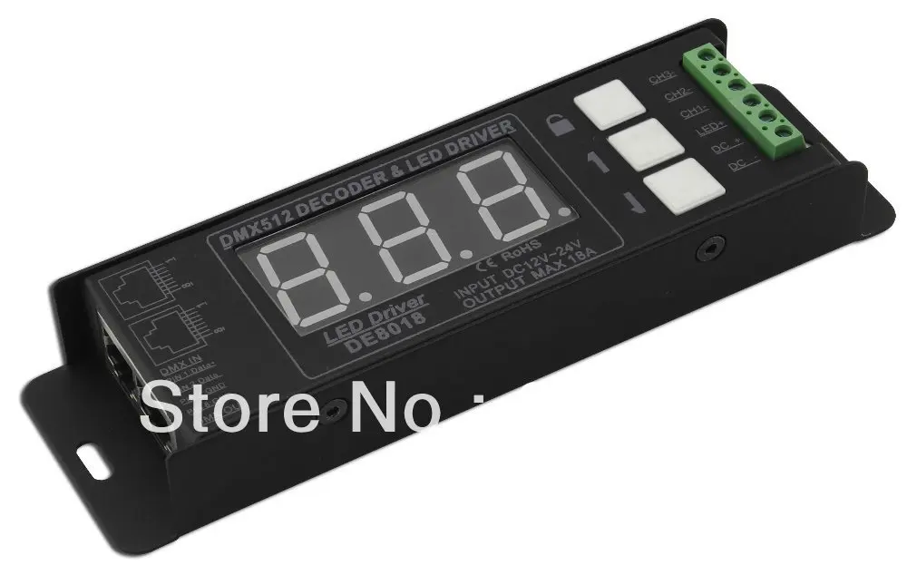 Бесплатная доставка DMX pwm Декодер &amp RGB драйвер 3 Каналы контроллер DC12-24V