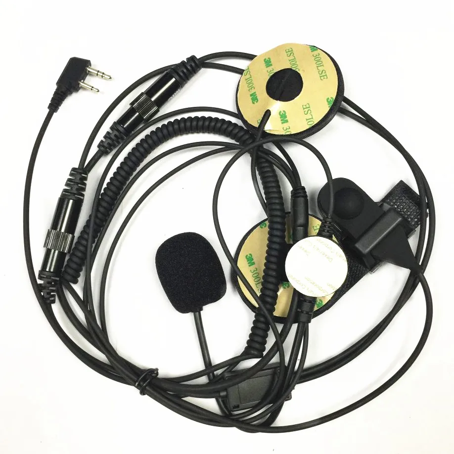 2PIN мотоциклетный шлем наушники для BMW ICOM IC 91AD 92AD P7A Q7A V8 V82 U82 V85 |Запчасти и