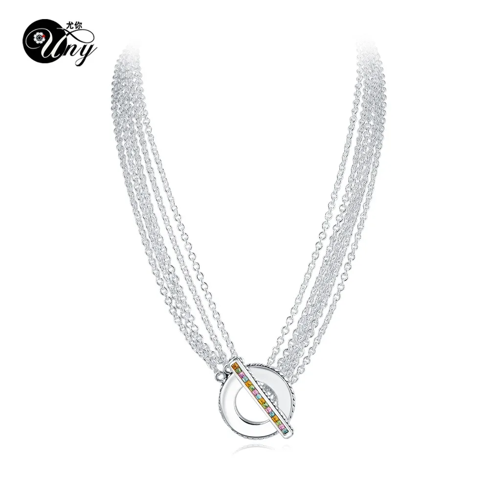 UNY New Style Trendy Elegant Vintage Retro Unique Designer inspired style T Bar Clap Women Short Necklace Free Shipping|designer necklace|necklace