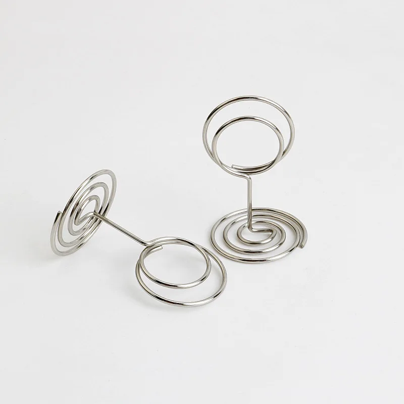 10 шт. мини держатель для карт с проводным номером настольная подставка