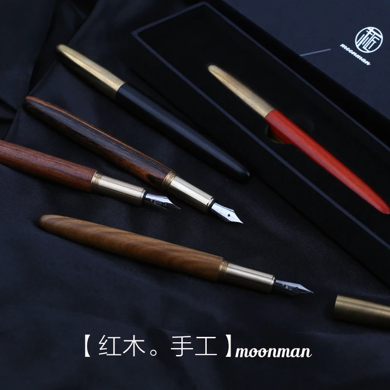 Ручка из красного дерева ручной работы MOONMAN M1 master craftsman ручка сандалового