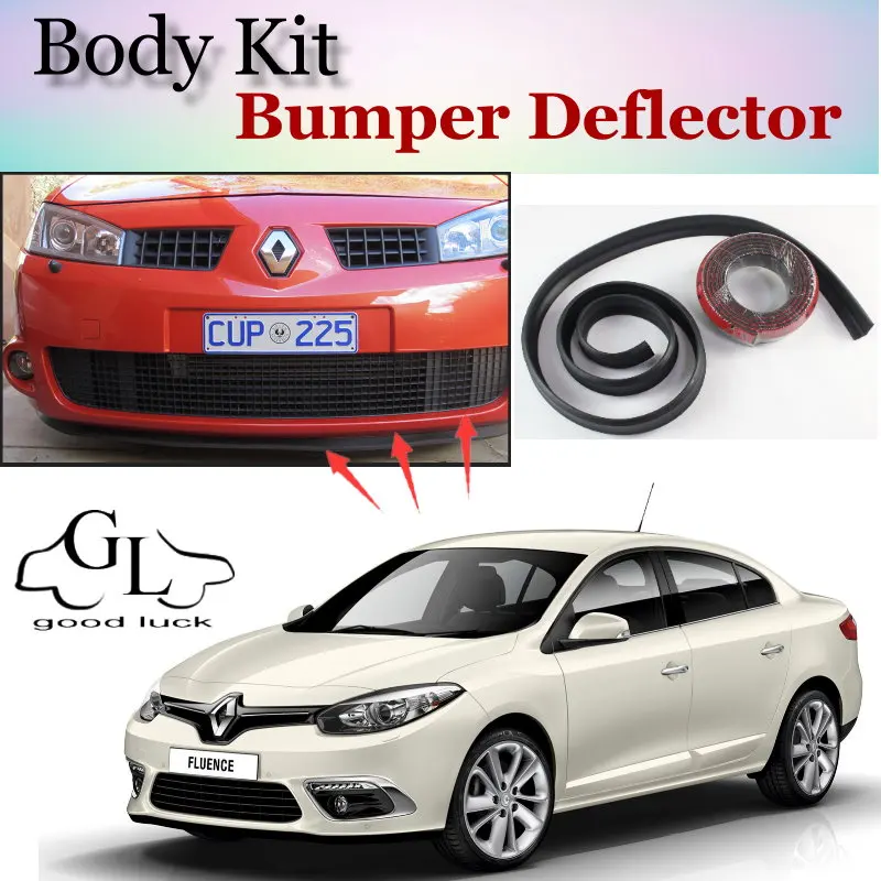 

Бампер для губ для Renault Fluence/SM3, передний спойлер, юбка для TopGear Fans, тюнинг автомобиля, вид/комплект кузова/полоска