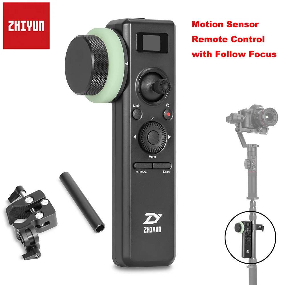 Zhiyun официальный кран с 2 датчиком движения и дистанционным управлением
