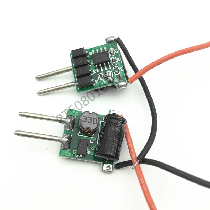 20 шт. MR16 2pin 12V светодиодный трансформатор 1-3X3W низкого напряжения 2 фута 600MA постоянного тока 3 Вт 9 Вт высокой мощности лампы трансформатора