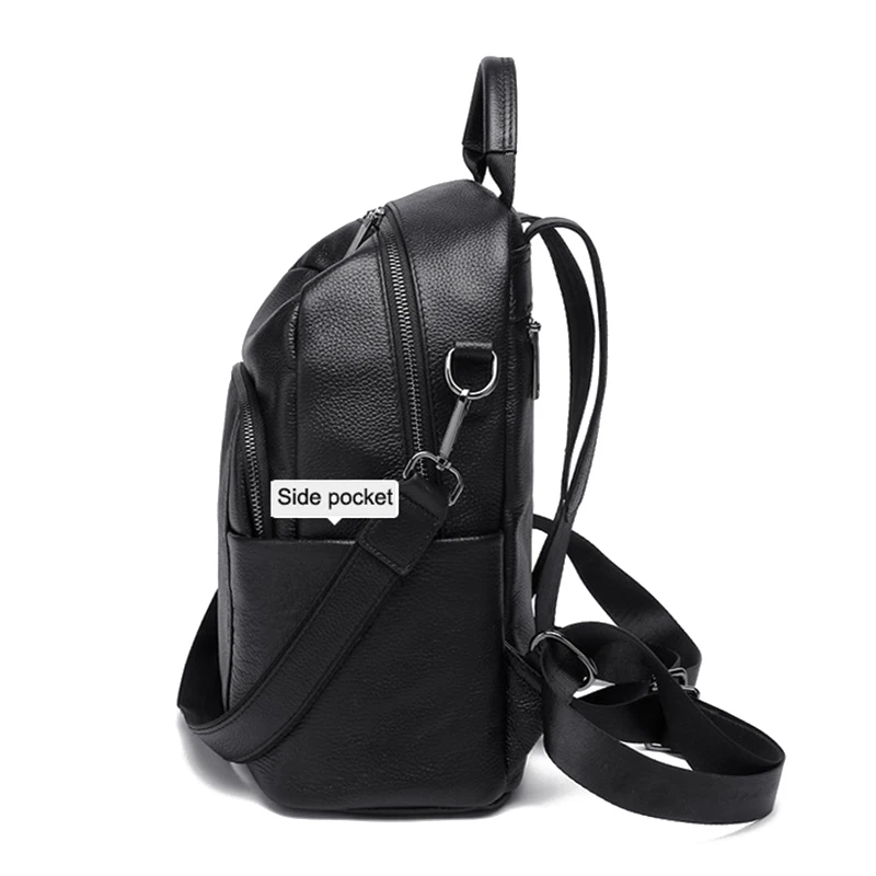 Рюкзак HMILY Женский из натуральной кожи вместительный 2019|Женские рюкзаки| |