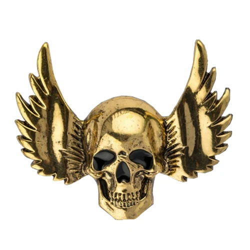 SDFC-Винтажная брошь для мужчин Хэллоуин череп броши в виде крыльев булавки женщин
