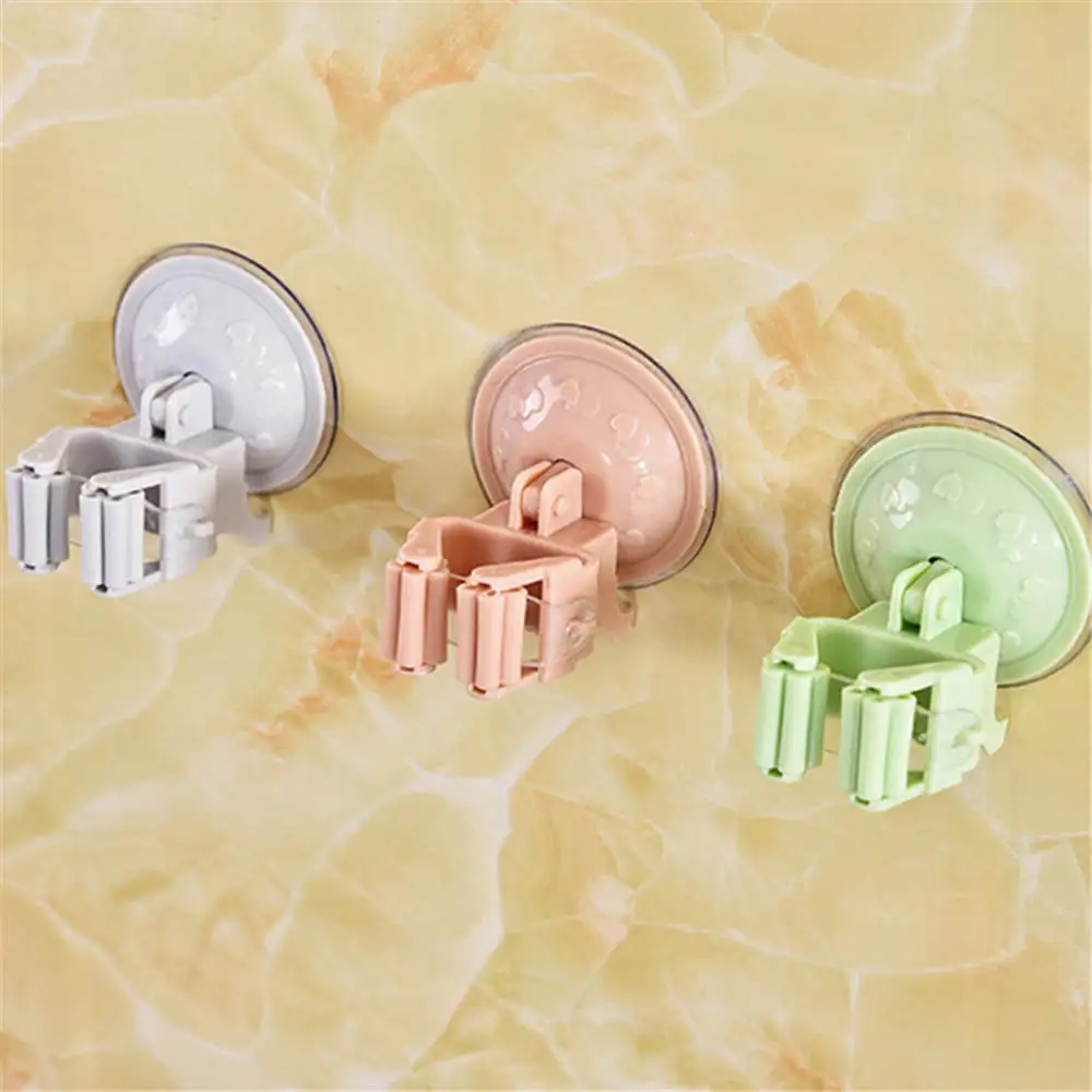 Настенный крючок вешалка для швабры с присоской|Подставки хранения и стеллажи| |