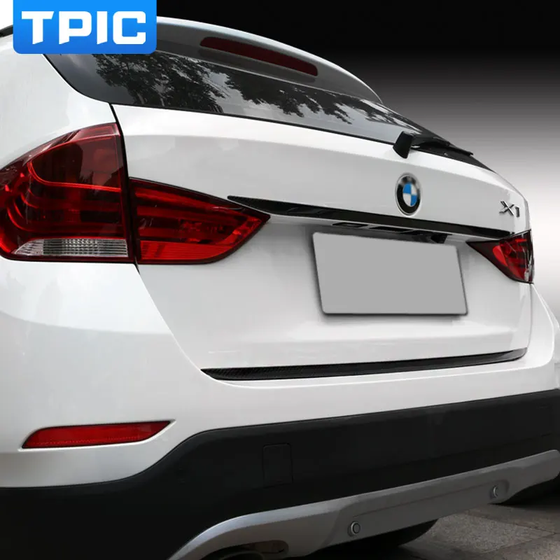 Карбоновая отделка на заднюю крышку багажника для BMW X1 E84 2011 2015|car styling|for bmwcar accessories