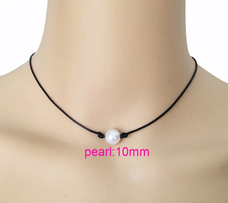 Жемчужное ювелирное изделие культивированный пресноводный жемчуг колье с одним