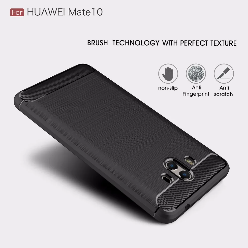 Матовый чехол из углеродного волокна для Huawei mate 9 20x plus Nova 3 3i Honor 10 8X Enjoy 8e Роскошный