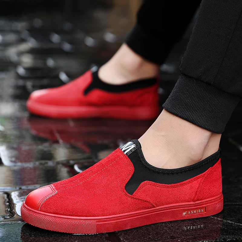 

Fashion Male Casual Shoes Comfortable And Breathable Flat Shoes Rubber Non-slip Outsole Adult Spring And Autumn Men Shoes