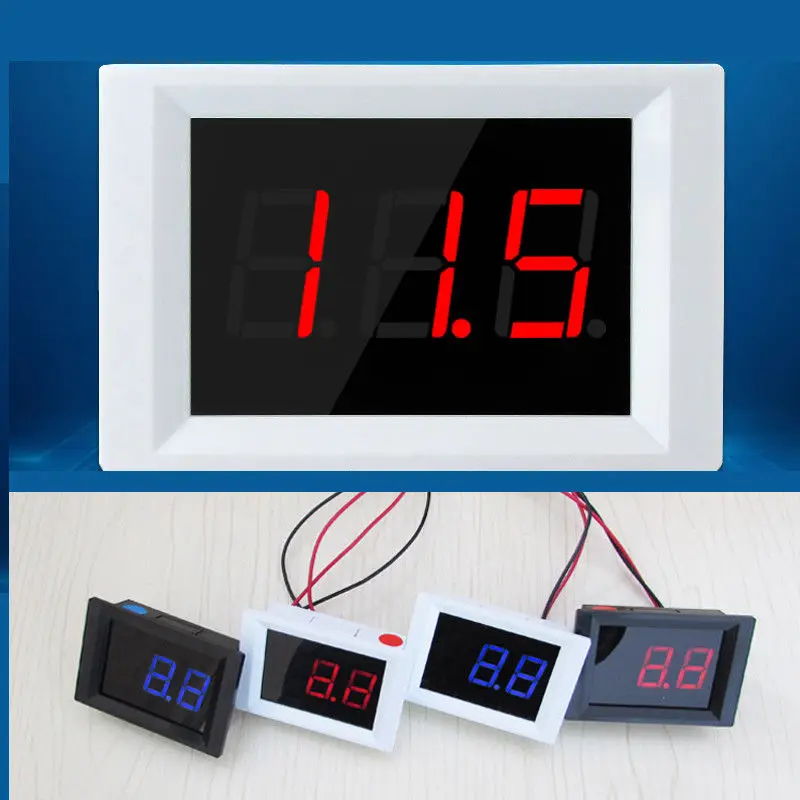 Цифровой вольтметр DYKB DC 5V 40V светодиодный детектор высокого и низкого напряжения