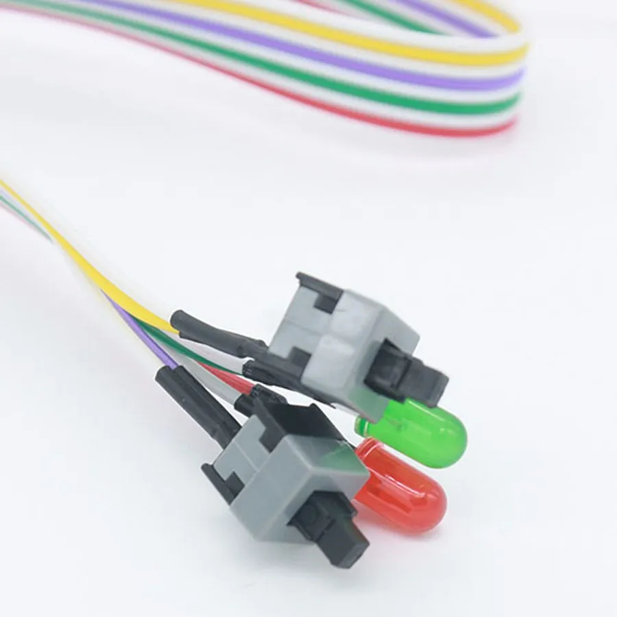 1 шт. 50 см настольный компьютер ПК корпус силовой кабель SW перепускной