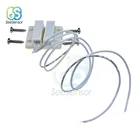 MC-38 проводной переключатель датчика двери окна нормально закрытый нормально открытый ABS белый домашняя сигнализация Магнитная для деревянной двери