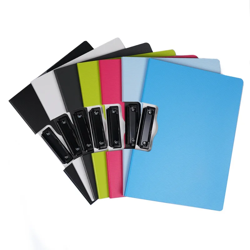 Deli Horizontal Vertical Clip Folder Office Student Information A4 Menu Bill Test Paper Music Score Plastic File Organizer Tool |