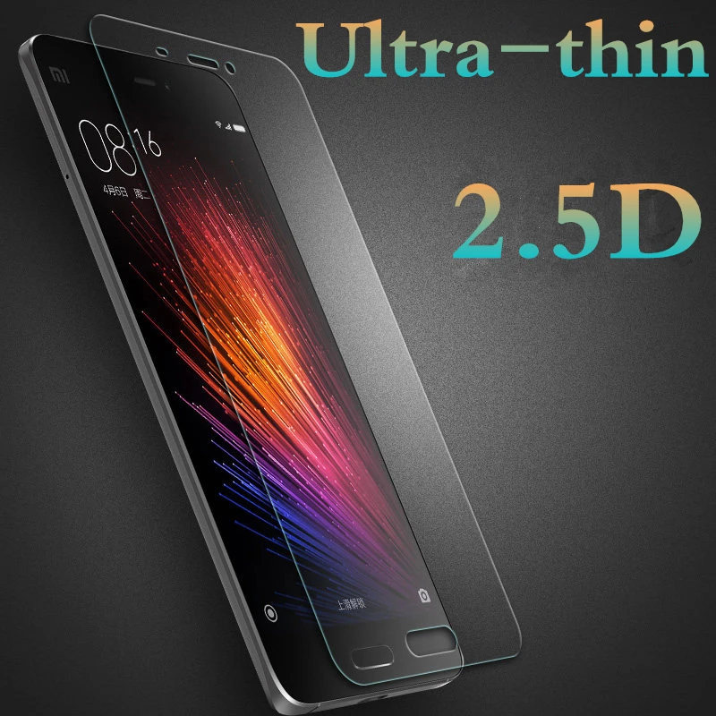 100 шт. 9H закаленное стекло для Xiaomi 5 MAX2 Mi5X пленка Redmi 4X pro Note4X note5A 5A 5Puls Note5 2.5D Защитная
