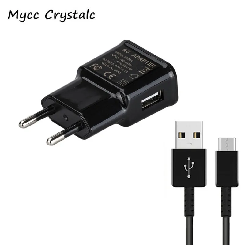Дорожное настенное зарядное устройство 5 В 2 1 а с USB-портом типа C + м USB-кабель для