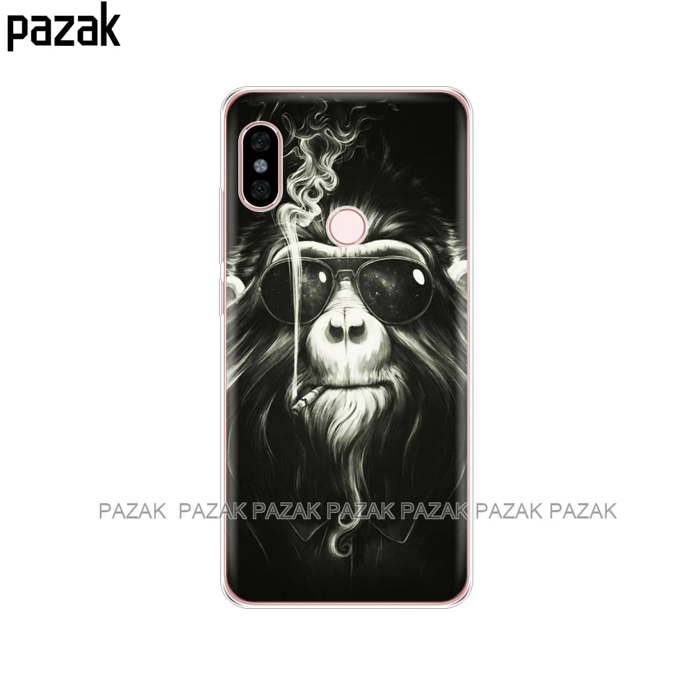 Силиконовый чехол для Xiaomi Redmi Note 6 Pro, чехол 6,26 '', мягкая задняя крышка из ТПУ для телефона Xiaomi Redmi Note 6 Pro, защитная сумка с рисунком - Цвет: 61345
