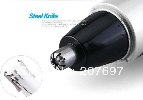 Электрический триммер для волос в носу и ушах мужчин + инструмент носовой шерсти