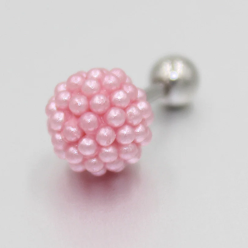 1 шт. модные серьги из искусственного жемчуга для ногтей серьги-штанги ушей