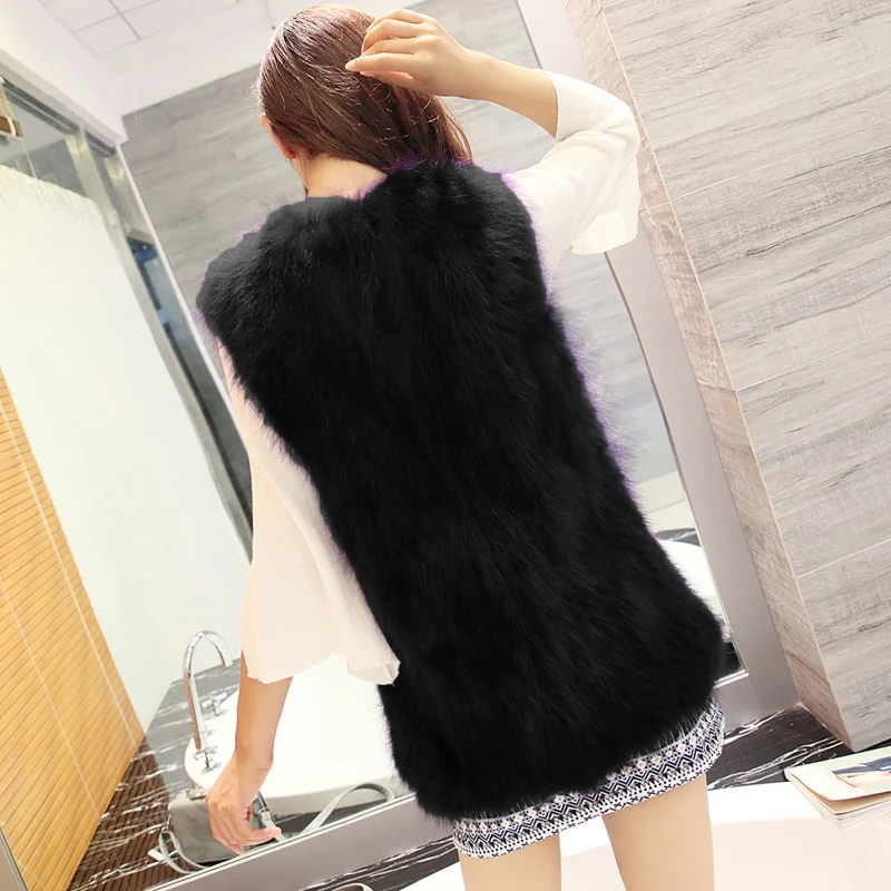 Real Fur Parka Women Winter Jacket Real Raccoon Fur sleeveless mink coat coat real fur coat natural Raccoon dog fur real price