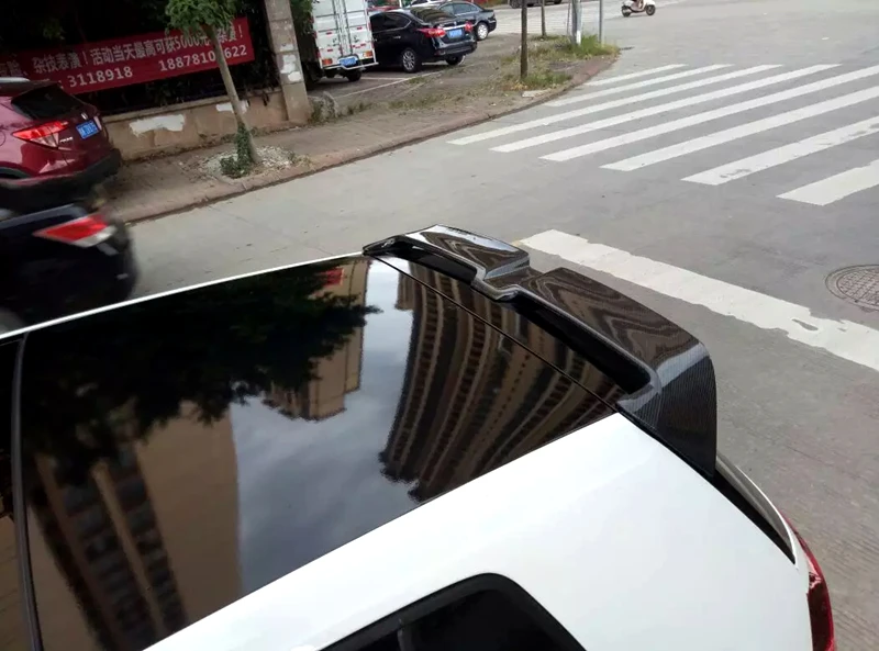 Высокое качество ABS Спойлер для Volkswagen Golf 7 MK7 2013- грунтовка или углеродное волокно декоративный узор заднее крыло Гольф спойлер