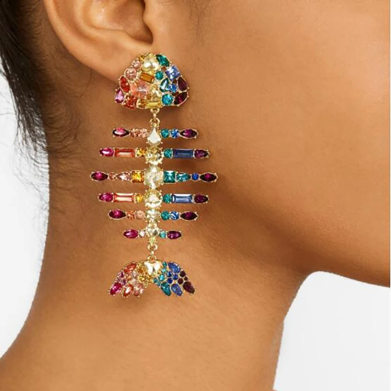 Новые серьги капли za Boho свадебные Большие массивные Висячие ювелирные изделия