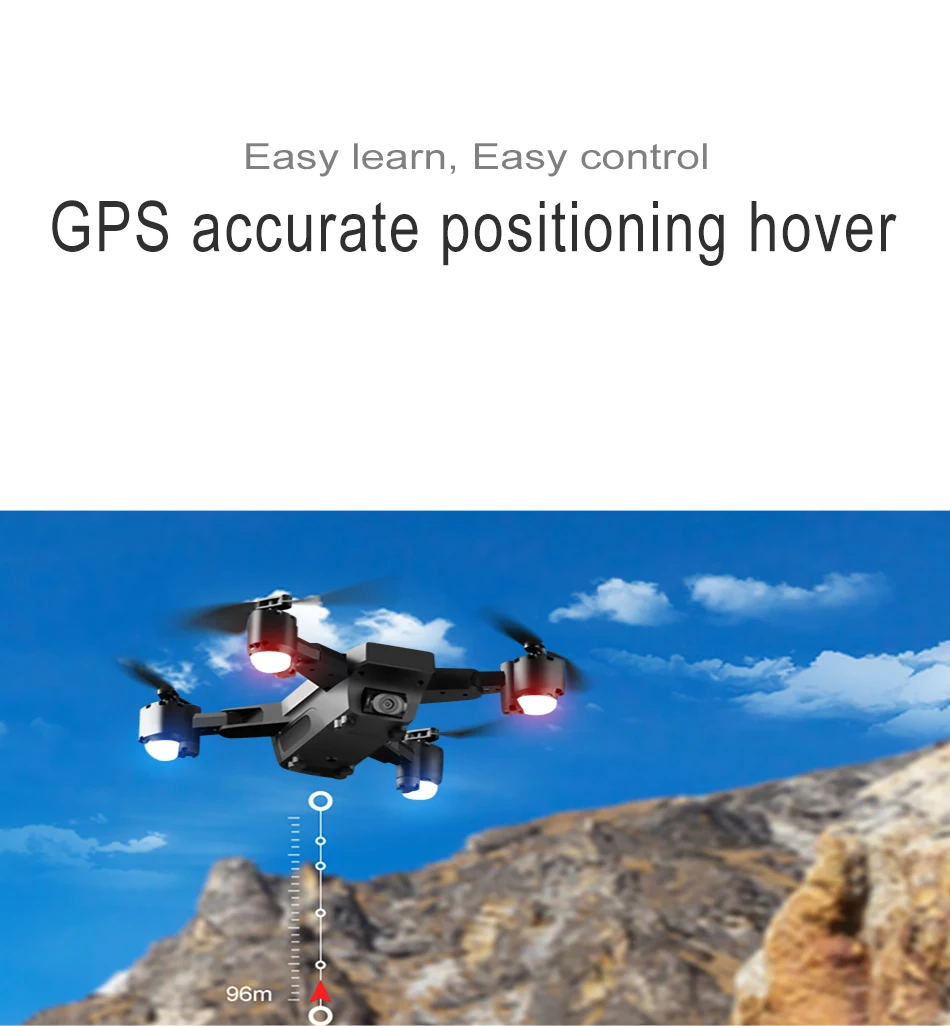 SMRC S20 wifi Дрон Квадрокоптер HD камера с gps FOLLOW ME FPV RC Квадрокоптер FPV follow me x pro fpv гоночный Дрон вертолет