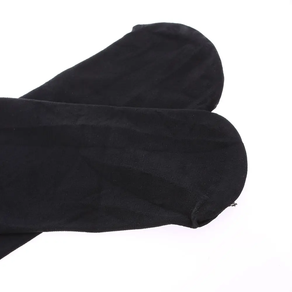 1 пара сексуальные женские колготки на подтяжках с бантом черные бархатные