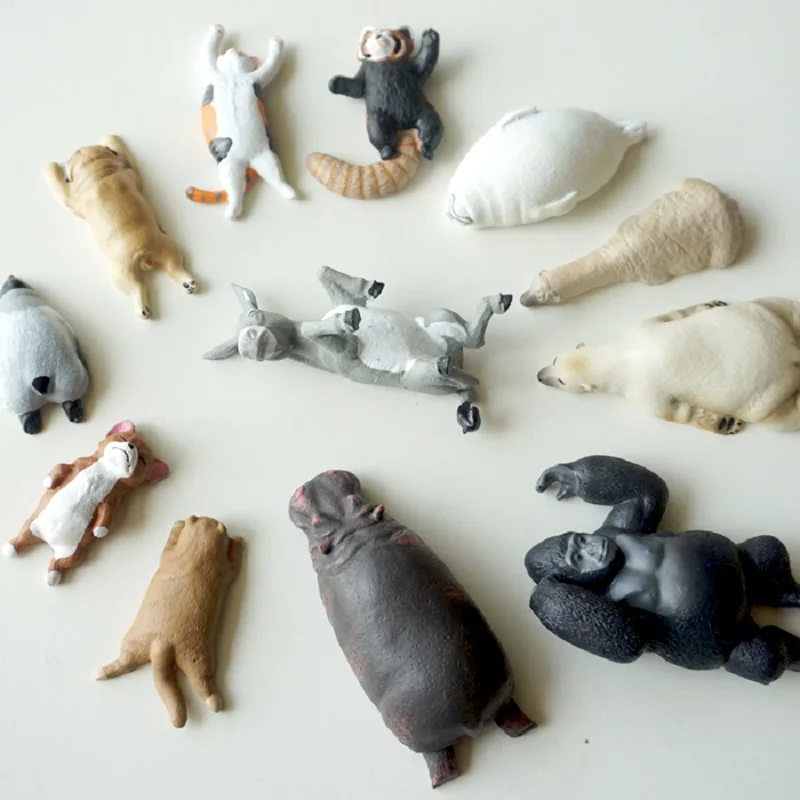 Магнит на холодильник симпатичный домашний питомец для ленивого сна животное из