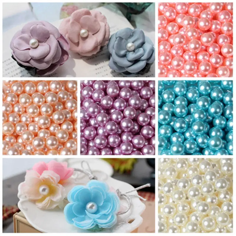 3mm 4mm 5mm 6mm Colored Faux Pearls No Hole ABS Plastic Loose Beads DIY Jewelry Making Craft | Украшения и аксессуары