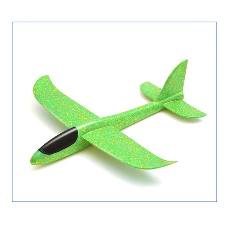 SC748-green Мини-пенопластовый самолет открытый ручной запуск Glider самолет пена летающий самолет DIY игрушки головоломка модель подарок забавные игрушки для детей# E - Цвет: SC748-green