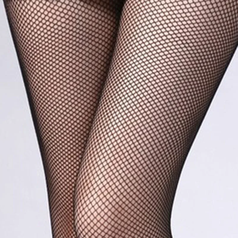 Small mesh Модные сексуальные женские жаккардовые Клубные колготки с сердечником для девушек, вязаные сетчатые тонкие ажурные чулки с рисунком татуировки - Цвет: Small mesh