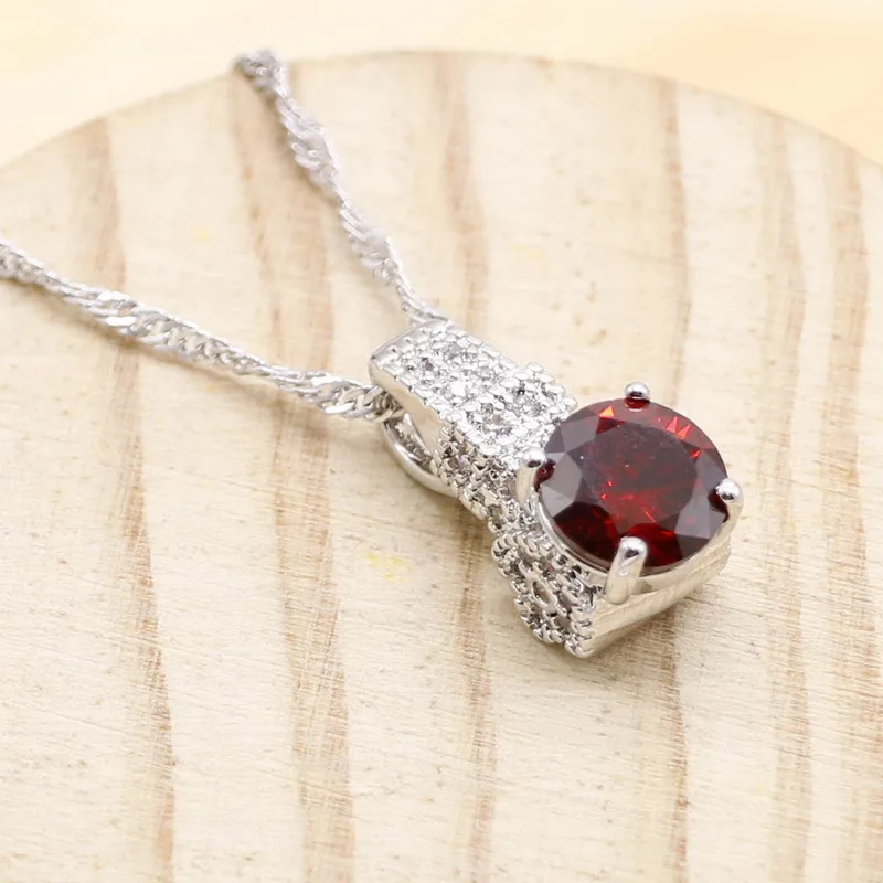 Серебряный цвет ожерелье кулон для женщин белый синий желтый черный красный