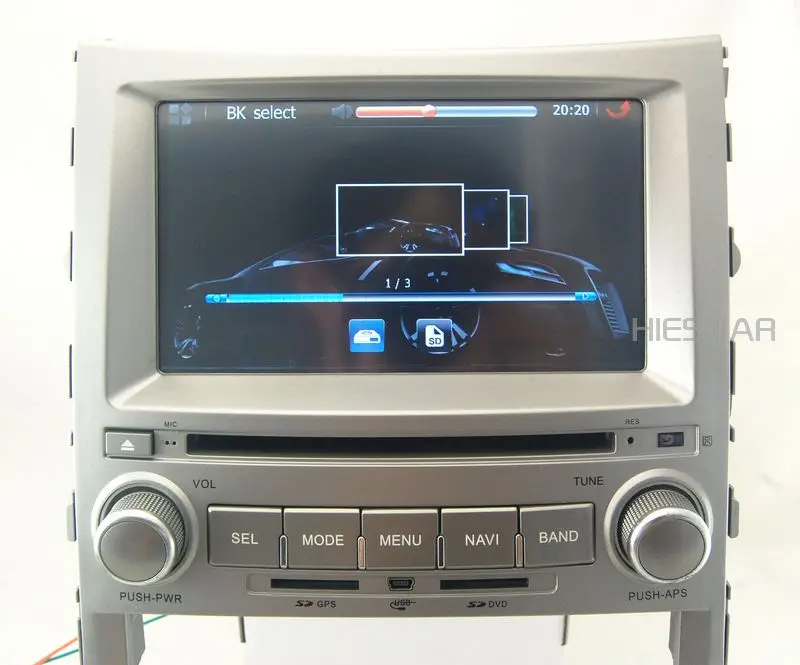 Автомобильный DVD Радио GPS навигации сенсорный экран Bluetooth бесплатная