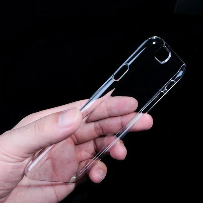 Ультратонкий Прозрачный жесткий пластиковый чехол 0 3 мм для iPhone 6 6s Plus тонкий