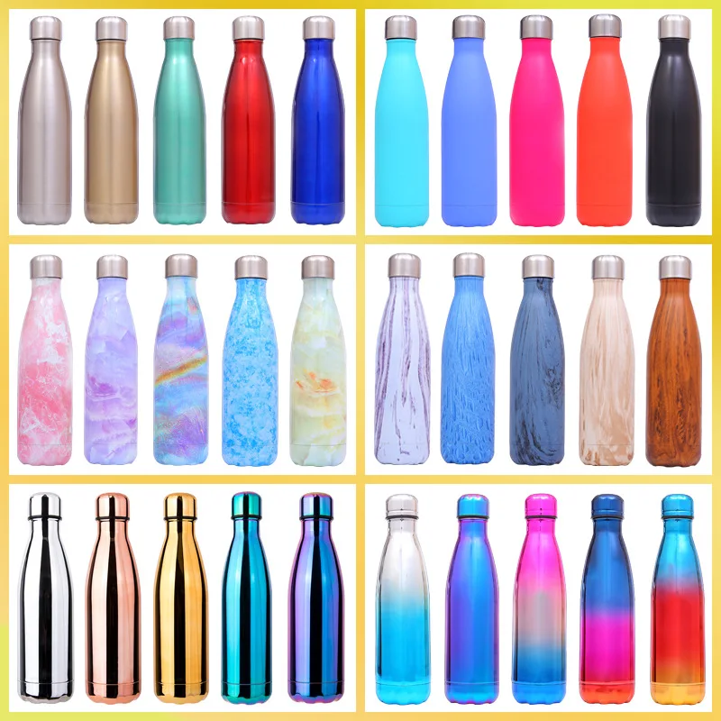 

500ML Car Hiking Trip Vacuum Flask Stainless Steel Thermos Portable Vacuum Insulated Water Bottle Sport Thermal Thermos Flask