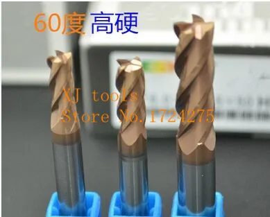 Free Delivery HRC60 Superior quality 4F-3.0*4*8*50MM Solid Carbide End Mill CNC Milling Cutter Tool Bits For Steel | Инструменты
