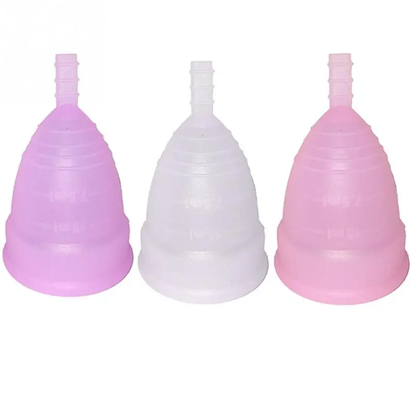 1 шт., медицинская силиконовая менструальная чашка для женской гигиены, многоразовая Мягкая силиконовая чашка S/L, женская гигиеническая менструальная чашка