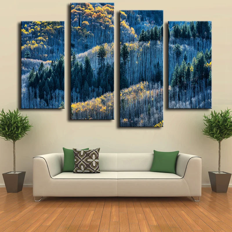 Настенная живопись Сад богов 4 шт.|wall art|4 pieceframed art |