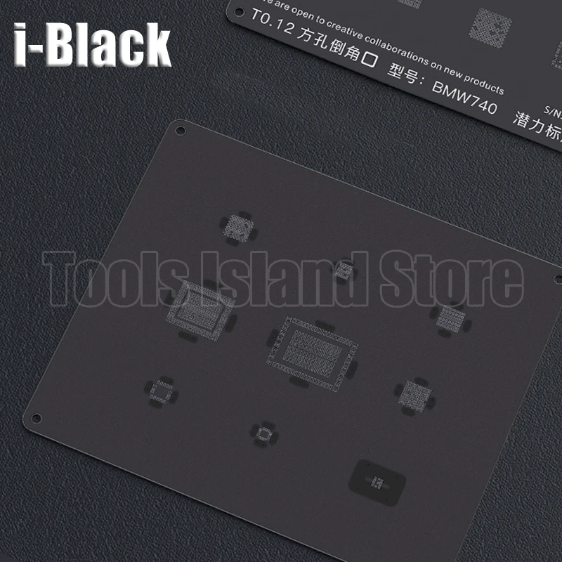 QIANLI 3D черная стальная сетка для iphone 8p 8 7p 7 6sp 6p 6s 6 5S 5 универсальная