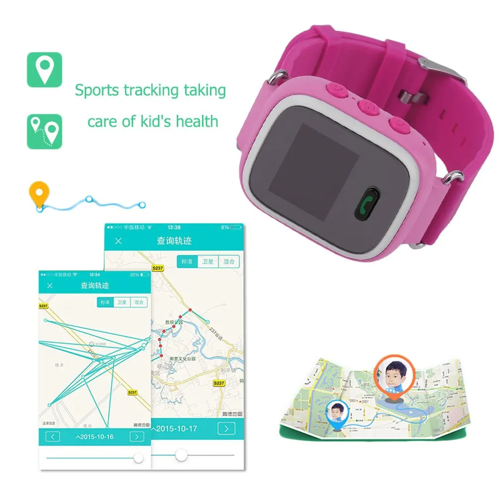 Q60 умные часы для детей gps трекер локатор SOS сигнализация Детская безопасность