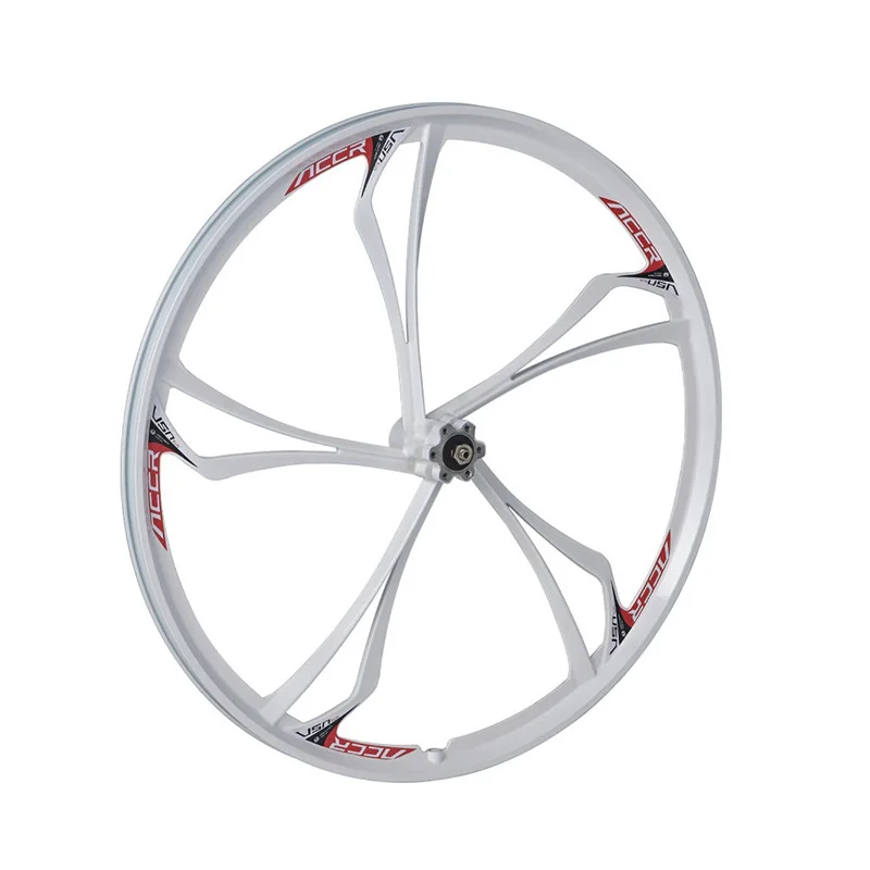 26 Inch Front+Rear 5 Spoke Magnesium Alloy Rim Fit for Disc Brakes Mountain Bike Wheel | Спорт и развлечения