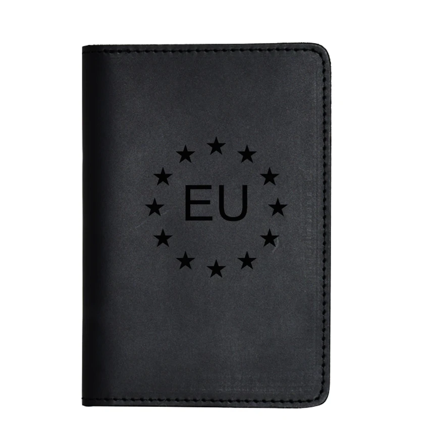 Дорожные аксессуары с гравировкой кошелек для паспорта европейского союза