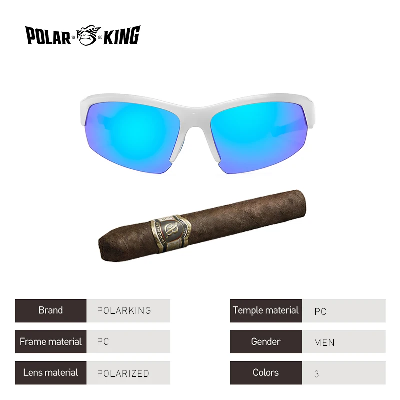 POLARKING Марка Модные Поляризованные Спортивные Солнцезащитные Очки для Мужчин