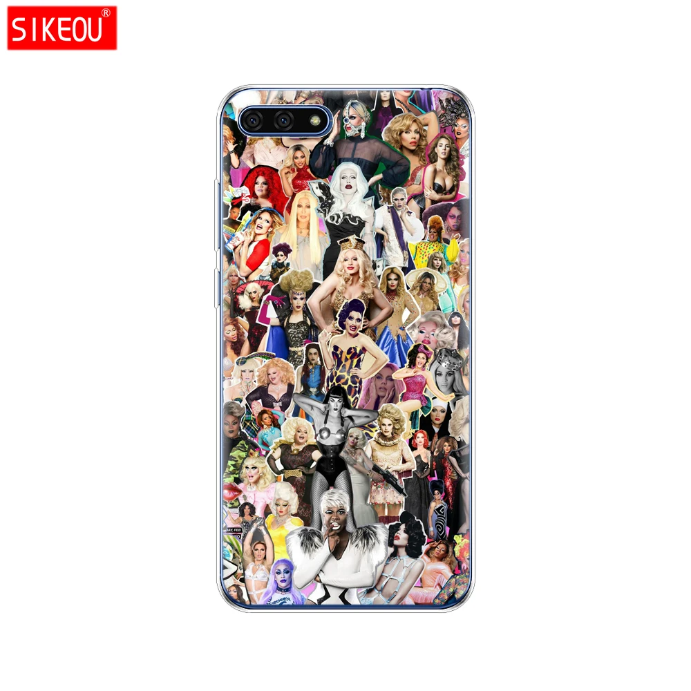 Силиконовый чехол для телефона Huawei Honor 7A PRO 7C Y5 Y6 Y7 Y9 2017 2018 Prime RuPaul's Drag Race Fashion |