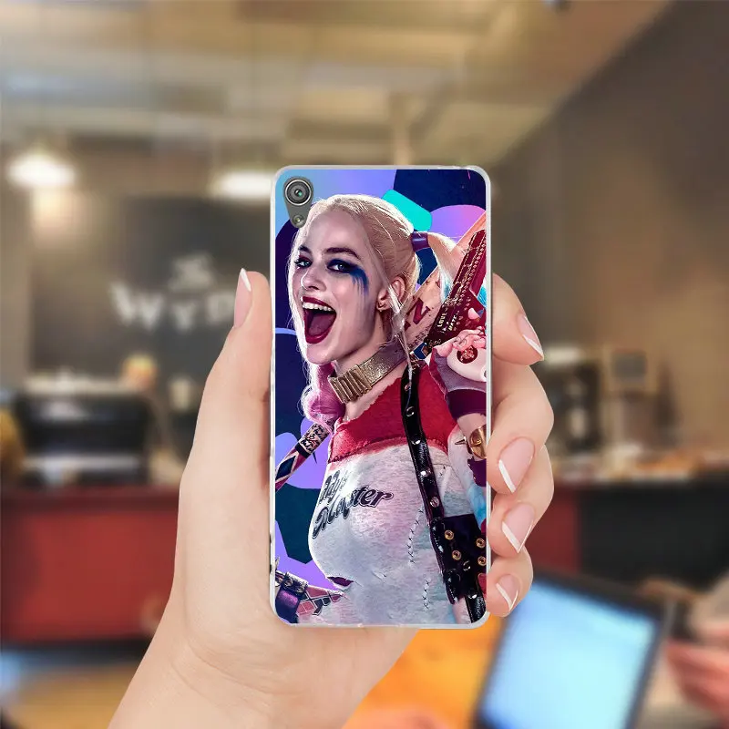 Горячие Харли Квинн искусство Dc комиксов для sony Xperia Z Z1 Z2 Z3 Z4 Z5 компактный Премиум