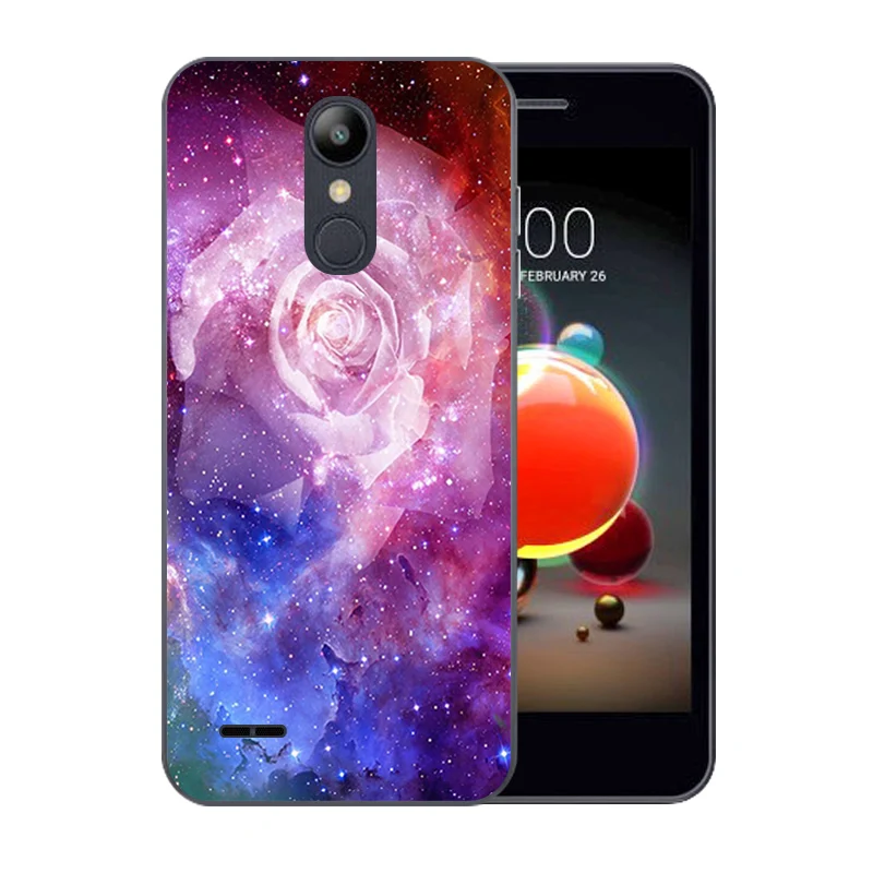 5 0 дюйма чехлы для телефонов LG K9/K8 2018 роскошный чехол из ТПУ с рисунком льда Мягкая
