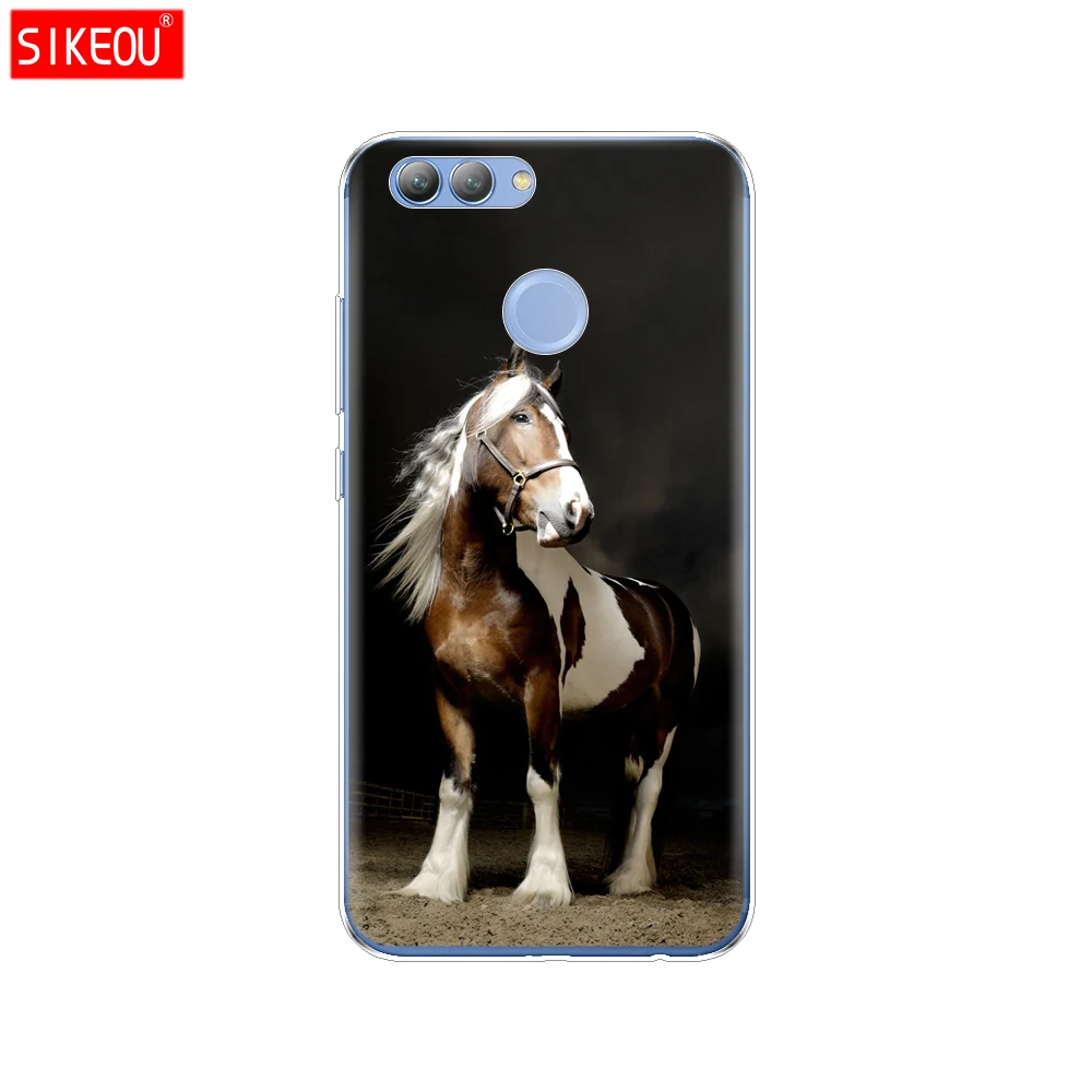 Силиконовый чехол для телефона huawei Y3 Y6 Y5 2 II 2017 nova 2s LITE plus Fine horse art | Мобильные