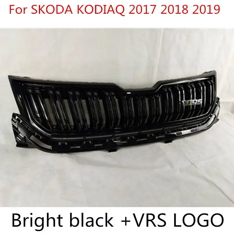 Для SKODA KODIAQ Высококачественный ABS хромированный автомобильный Стайлинг передняя решетка отделка гоночные грили отделка пластиковый гриль - Цвет: Многоцветный